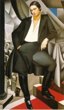  Tamara Pintura al %C3%B3leo - retrato de la duquesa de la salle 1925 contemporánea Tamara de Lempicka